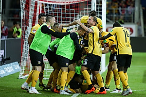 Dynamo-Jubel nach dem 0:2