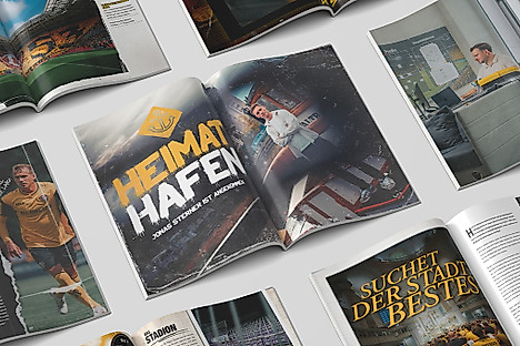 Eine Grafik mit aufgeschlagenen Zeitungen