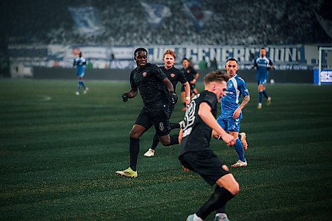 Kofi Amoako im SPiel gegen den 1. FC Magdeburg