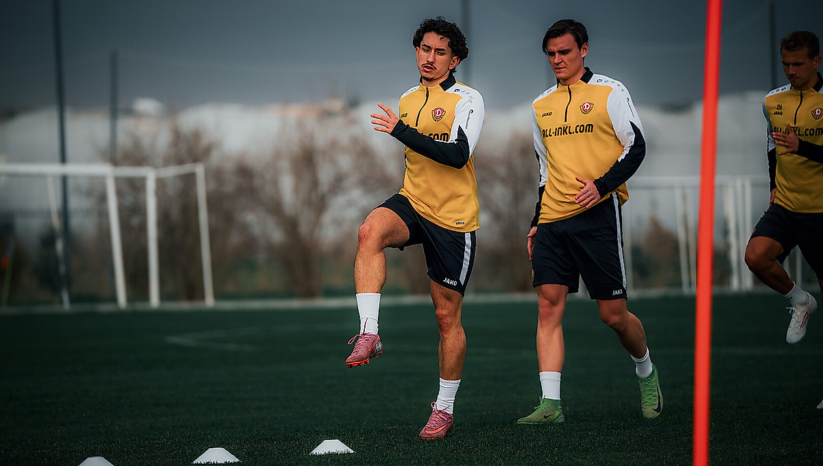 Jason Ceka und Thomas Keller beim Training