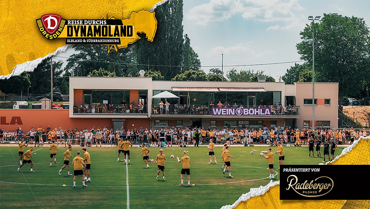 Dynamos Mannschaft bei einer Trainingseinheit