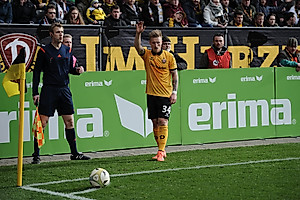 Marvin Stefaniak bereitete das 1:1 mit einem Eckstoß vor.