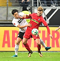 Hölers erste Pflichtspiel im SC-Trikot im Januar 2018 in Frankfurt. 