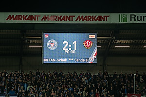 Am Ende hat das 1:2 bestand. | Foto: Dennis Hetzschold