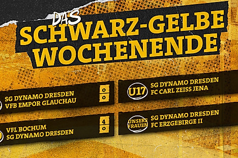 Eine Ergebnisübersicht der Spiele von Dynamos Nachwuchs- und Frauenteams vom Wochenende 16.-17. August 2025.