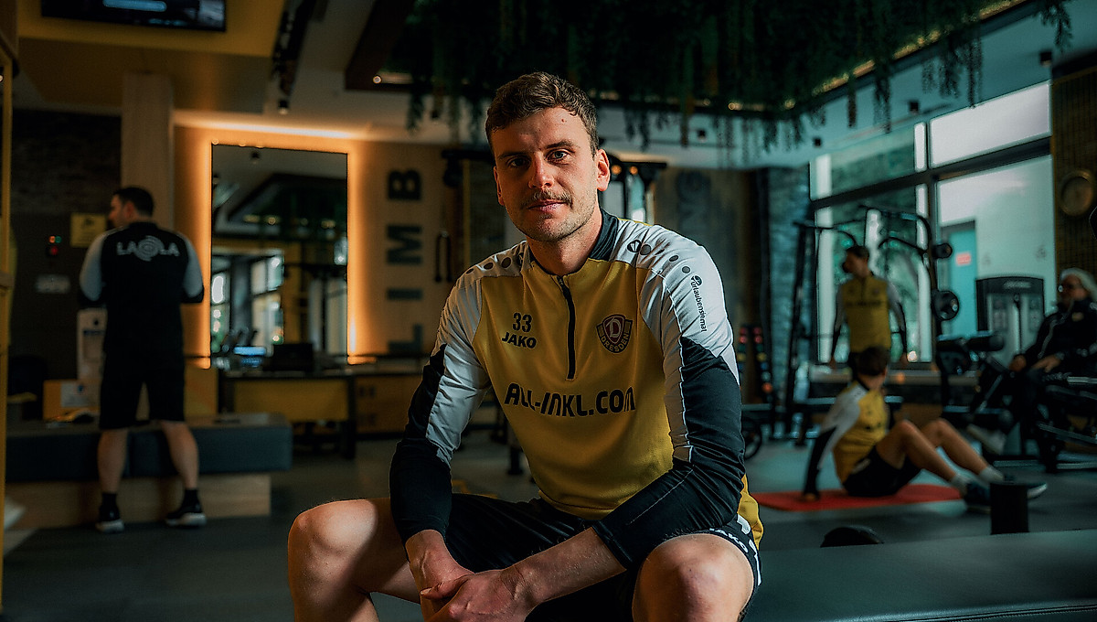 Christoph Daferner im Kraftraum des Hotels.