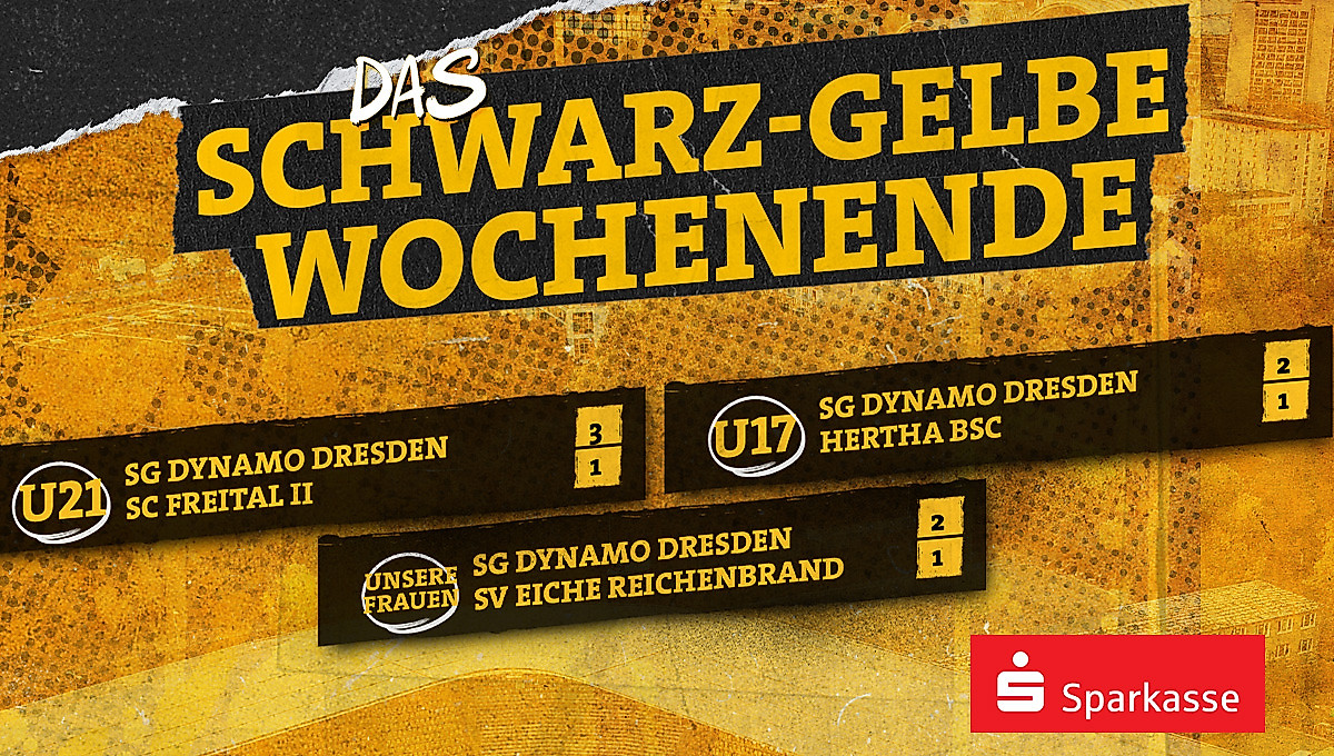 Eine Ergebnisübersicht der Nachwuchs- und Frauenmannschaften der SGD am Wochenende 08.-09.11.2025