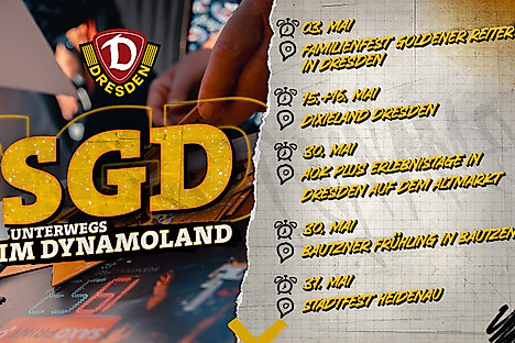 Grafik mit Terminen für Stadtfeste