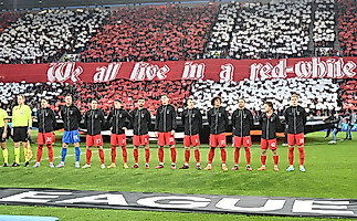 März: Der 36-fache italienische Meister zu Gast im Breisgau: Angepeitscht von einer elektrisierenden Atmosphäre im Europa-Park Stadion liefert sich der Sport-Club einen großen Kampf mit Juventus Turin um das Weiterkommen in der UEFA Europa League. Am Ende muss sich der SC gegen die „Bianconeri" geschlagen geben. 