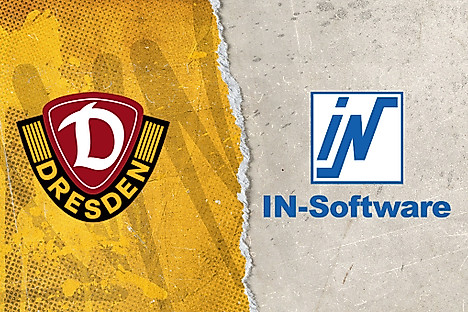 Eine Grafik mit dem Wappen der SGD und dem Logo der IN-Software GmbH.