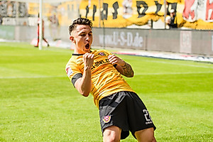 Spiel gedreht: Baris Atik bejubelt seinen Treffer zum 2:1.
