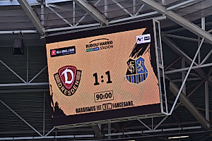 Unter dem Strich steht am Ende ein leistungsgerechtes Unentschieden zu Buche. | Foto: Dennis Hetzschold