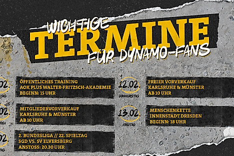 Die Wochenplan-Grafik mit den wichtigsten Terminen für Dynamofans.