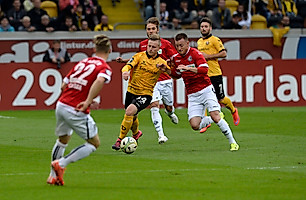 Glänzte wieder mit zwei Assists: Marvin Stefaniak im Tempodribbling.