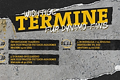 Eine Terminübersicht für Dynamo-Fans in Kalenderwoche 43 2025.