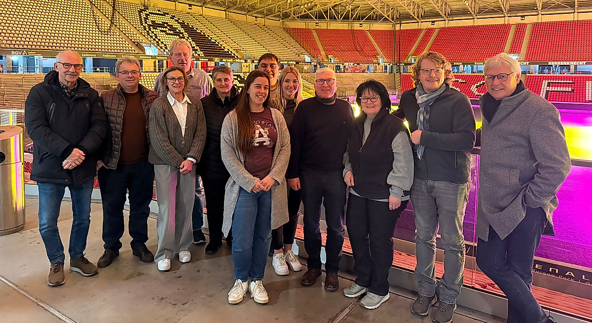 Foto (v.l.n.r.): Klaus Steinwarz, Marc Schmid (Vorsitzender), Gabi Furtwängler, Günter Drescher, Ute Willaredt, Stefanie Renz (Stv. Vorsitzende), Hartmut Wilhelm, Lea Ehinger, Markus Knobloch (Stv. Vorsitzender), Ilona Nann, Fabian Freiseis, Udo Lay. 