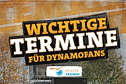 Grafik für wichtige Termine für Dynamofans