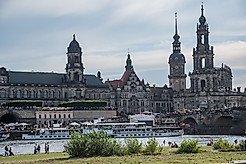Silhouette der Dresdner Altstadt