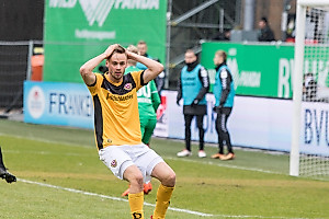 Zum Haare raufen: Dynamo brachte keine der zahlreichen Chancen über die Linie. (Foto: Steffen Kuttner) 