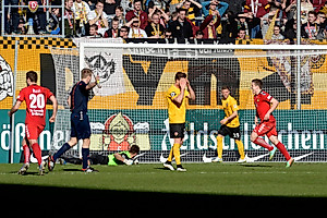 Nach dem 0:1 durch Morys