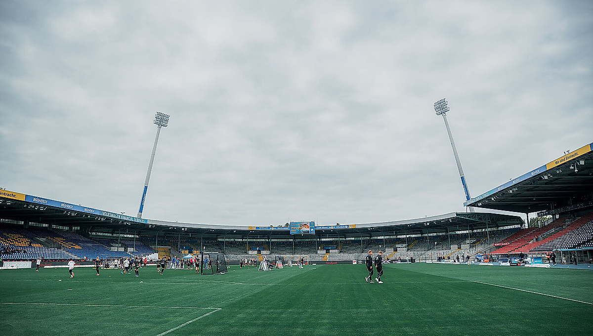Das Eintracht-Stadion in Braunschweig.