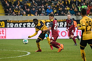 Mit seinen Tempoläufen nur schwer zu stoppen: Moussa Koné. (Foto: Dennis Hetzschold)