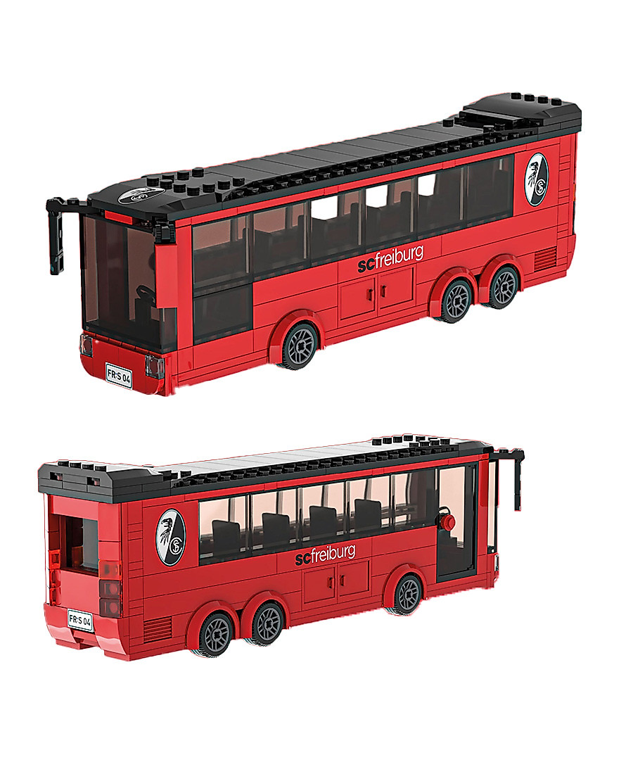 SC Freiburg Klemmbausteine-Set "Teambus"