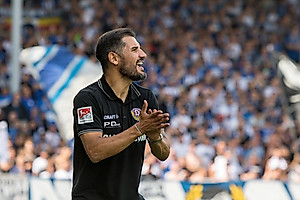 Cheftrainer Cristian Fiel in Karlsruhe