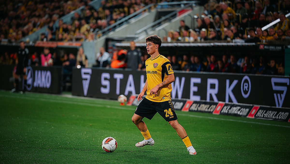 Patrice Covic für Dynamo Dresden am Ball