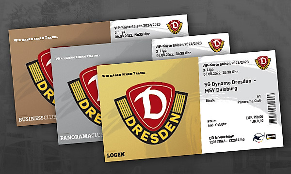 VIP Tickets der SG Dynamo Dresden
