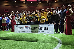 Siegerfoto nach Sieg beim Hallenturnier