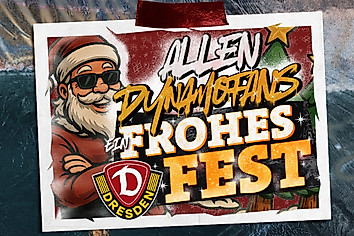 Weihnachtsgrafik Dynamo Dresden