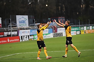 Torschützen unter sich: Pascal Sohm (li.) und Christoph Daferner. | Foto: Running Riot Media