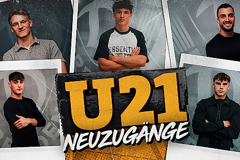 Grafik mit den Neuzugängen der U21.