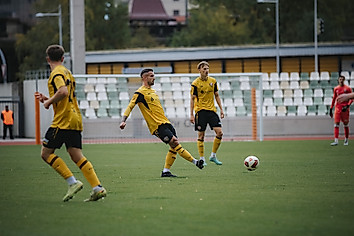 Die Spieler der U21 bei einem Heimspiel. 