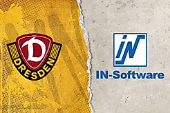 Eine Grafik mit dem Wappen der SGD und dem Logo der IN-Software GmbH.