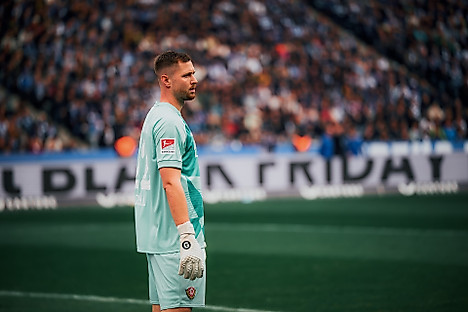 Lennart Grill auf dem Spielfeld.