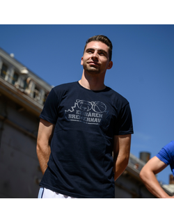 T-Shirt "Logo", Ton in Ton