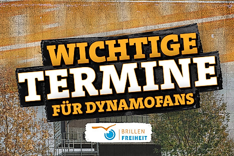 Grafik für wichtige Termine für Dynamofans