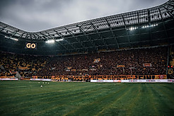 Der K-Block im RUdolf-Harbig-Stadion