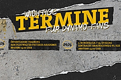Der Wochenplan mit allen wichtigen Terminen für Dynamo-Fans.