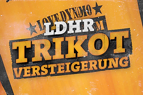 Grafik mit der Aufschrift "LDHR TRIKOT VERSTEIGERUNG"