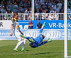 Stefan Kutschke erzielt das frühe 1:0.