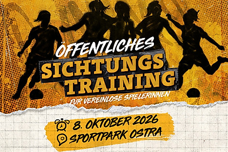 Eine Grafik zum Sichtungstraining der Frauen.